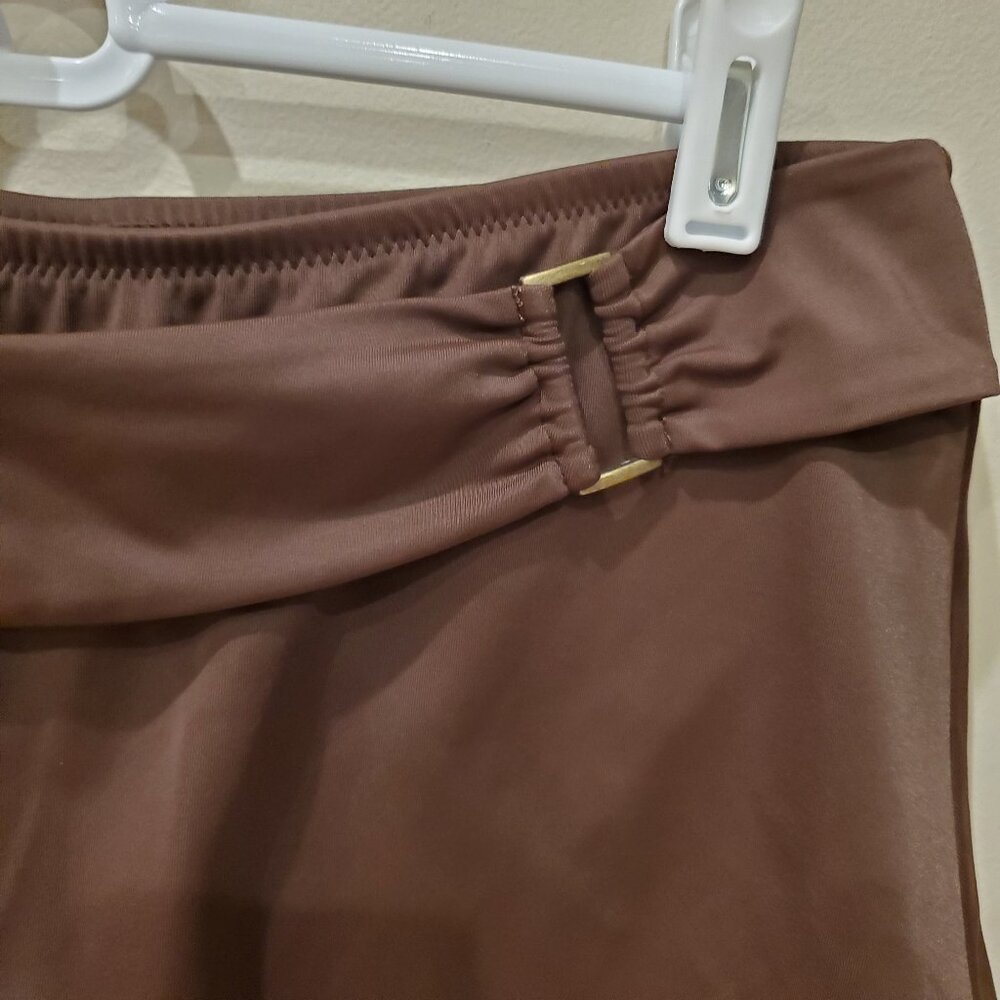 Merona brown swim skirt - Picture 4 of 7